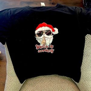 New, Santa youth tshirt